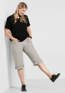 Sheego Gerade 3/4-Hose Mit Krempelfunktion -Shego Kleidung Geschaft 11266100780 003C3 00 SH