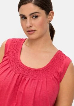Sheego Shirtkleid Mit Smok-Einsatz, In A-Linie 11 Sheego Shirtkleid Mit Smok-Einsatz, In A-Linie -Shego Kleidung Geschaft 11272100245 04NQP 02 SH