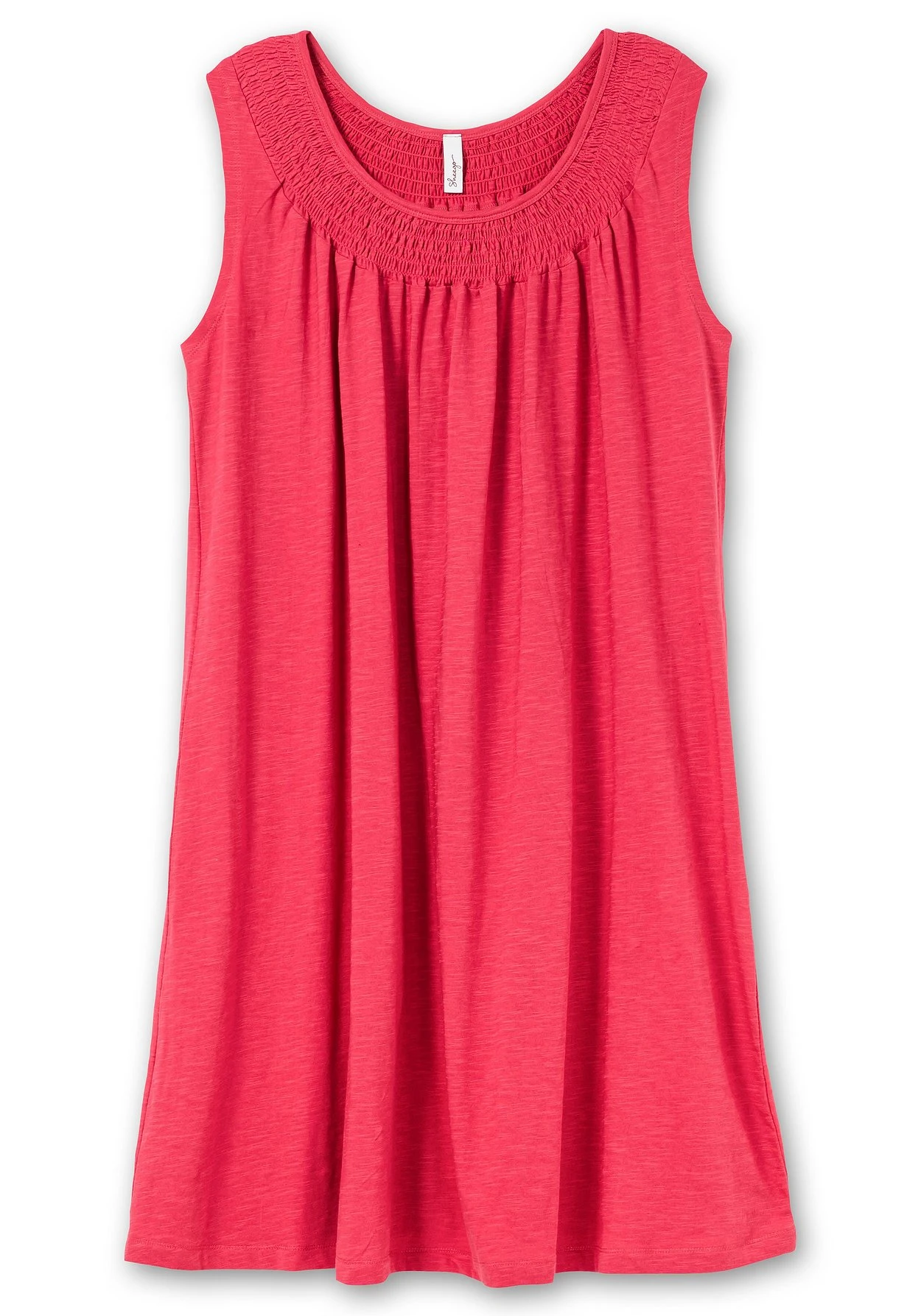 Sheego Shirtkleid Mit Smok-Einsatz, In A-Linie 4 Sheego Shirtkleid Mit Smok-Einsatz, In A-Linie – Bild 4