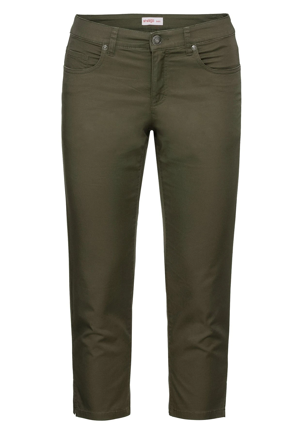 Sheego Schmale 7/8-Hose Aus Elastischem Baumwoll-Twill 4 Sheego Schmale 7/8-Hose Aus Elastischem Baumwoll-Twill – Bild 4