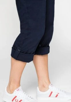 Sheego Gerade Hose Mit Teilungsnähten Und Krempelfunktion -Shego Kleidung Geschaft 11435200018 03FB5 00 SH