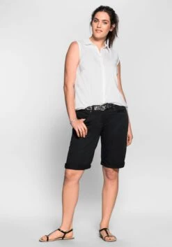 Sheego Bermudas In 5-Pocket-Form, Aus Baumwoll-Twill -Shego Kleidung Geschaft 12036900289 0071S 00 SH