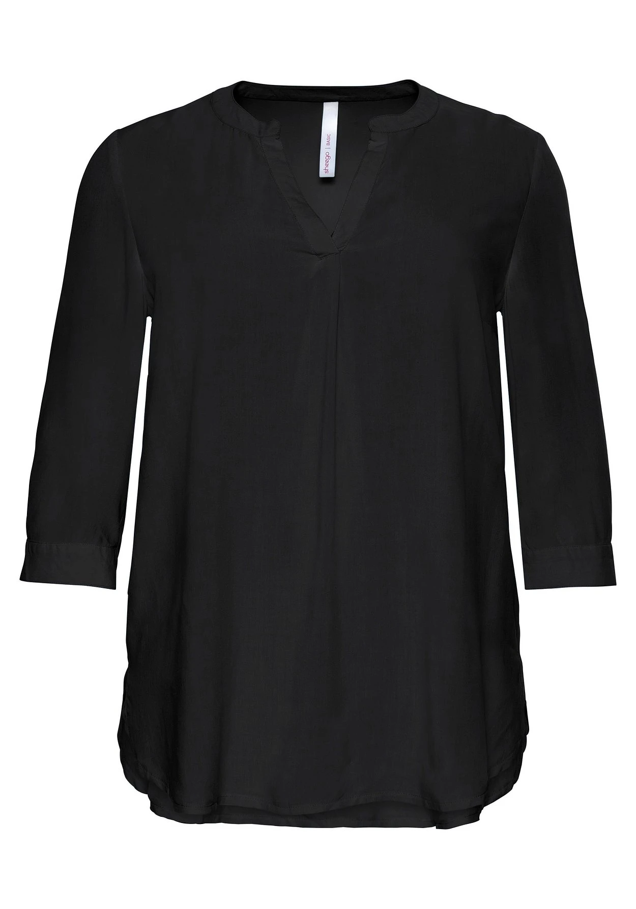 Sheego Tunika Mit 3/4-Arm Und Gerundetem Saum 3 Sheego Tunika Mit 3/4-Arm Und Gerundetem Saum – Bild 3
