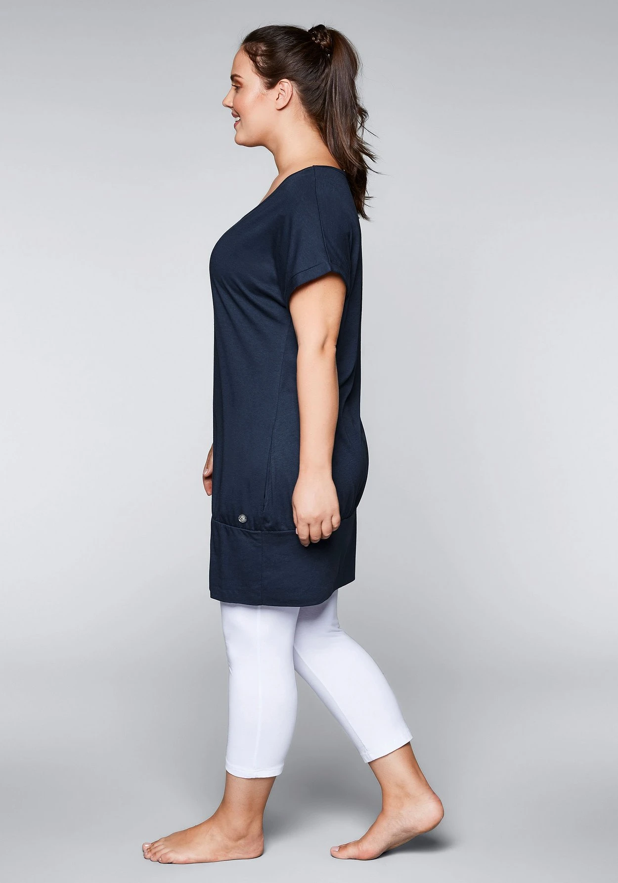 Sheego Shirtkleid Mit Taschen 2 Sheego Shirtkleid Mit Taschen – Bild 2