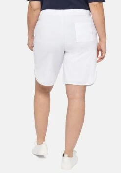 Sheego Jersey-Bermudas Mit Schlupfbund Und Tunnelzug -Shego Kleidung Geschaft 13193000010 04CDF 02 SH