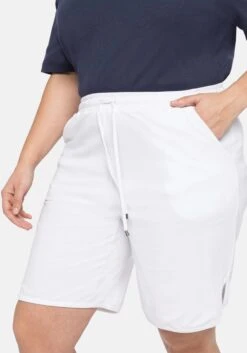 Sheego Jersey-Bermudas Mit Schlupfbund Und Tunnelzug -Shego Kleidung Geschaft 13193000010 04CDK 02 SH