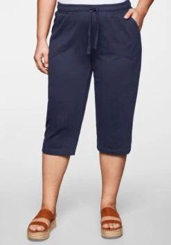 Sheego 3/4-Hose Mit Schlupfbund, Aus Jersey