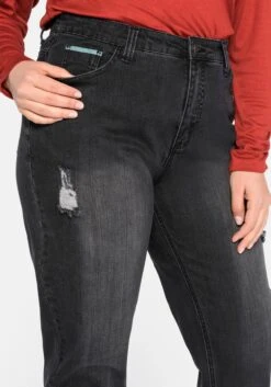 Sheego Mom-Jeans Mit Destroyed-Effekten Und Formbund -Shego Kleidung Geschaft 13727700341 03GYU 00 SH