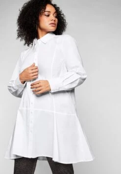 Sheego Longbluse Mit Ausgestelltem Saum