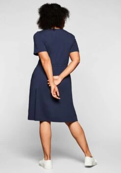 Sheego Jerseykleid Mit Cut-out Am Ausschnitt -Shego Kleidung Geschaft 13847200018 03UEJ 00 SH