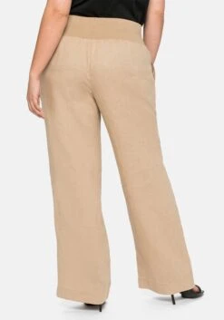 Sheego Hose Im Marlene-Schnitt Aus Leinen-Viskose-Mix -Shego Kleidung Geschaft 13892100787 04CAQ 02 SH