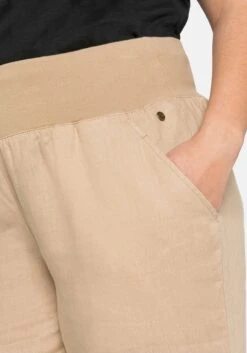 Sheego Hose Im Marlene-Schnitt Aus Leinen-Viskose-Mix -Shego Kleidung Geschaft 13892100787 04CAV 02 SH