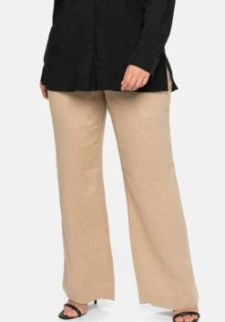 Sheego Hose Im Marlene-Schnitt Aus Leinen-Viskose-Mix -Shego Kleidung Geschaft 13892100787 04CAW 02 SH
