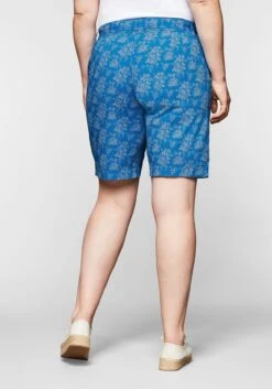 Sheego Bermudas Mit Alloverdruck Und Bindegürtel -Shego Kleidung Geschaft 13912901512 03V5C 00 SH