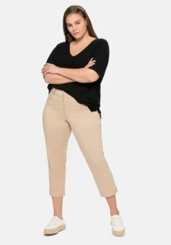 Sheego Shirt Mit V-Ausschnitt, In Oversized-Form -Shego Kleidung Geschaft 13913300289 04AOA 00 SH