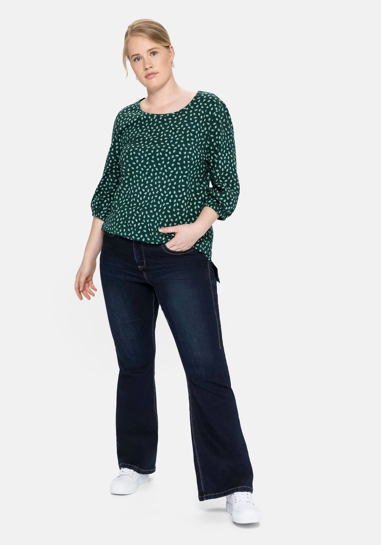 Sheego Bootcut Jeans Mit REPREVE® Polyesterfasern 5 Sheego Bootcut Jeans Mit REPREVE® Polyesterfasern – Bild 5