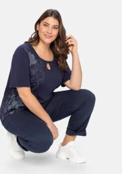 Sheego Gerade Stretchhose In Twill-Qualität -Shego Kleidung Geschaft 14021600018 03XNW 02 SH