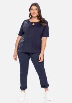 Sheego Gerade Stretchhose In Twill-Qualität -Shego Kleidung Geschaft 14021600018 03XO5 02 SH