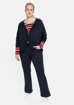 Sheego Bootcut-Hose Mit Markanter Knopfleiste -Shego Kleidung Geschaft 14021900035 0433M 02 SH