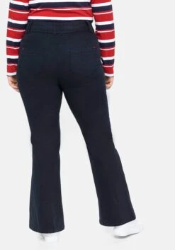 Sheego Bootcut-Hose Mit Markanter Knopfleiste -Shego Kleidung Geschaft 14021900035 0433N 02 SH