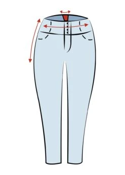 Sheego Slim Jeans In Curvy-Schnitt ANNE, Mit High-Waist-Bund -Shego Kleidung Geschaft 14026200330 01 SH