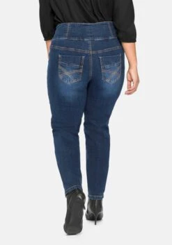 Sheego Slim Jeans In Curvy-Schnitt ANNE, Mit High-Waist-Bund -Shego Kleidung Geschaft 14026200330 043IP 02 SH