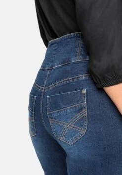 Sheego Slim Jeans In Curvy-Schnitt ANNE, Mit High-Waist-Bund -Shego Kleidung Geschaft 14026200330 043IU 02 SH
