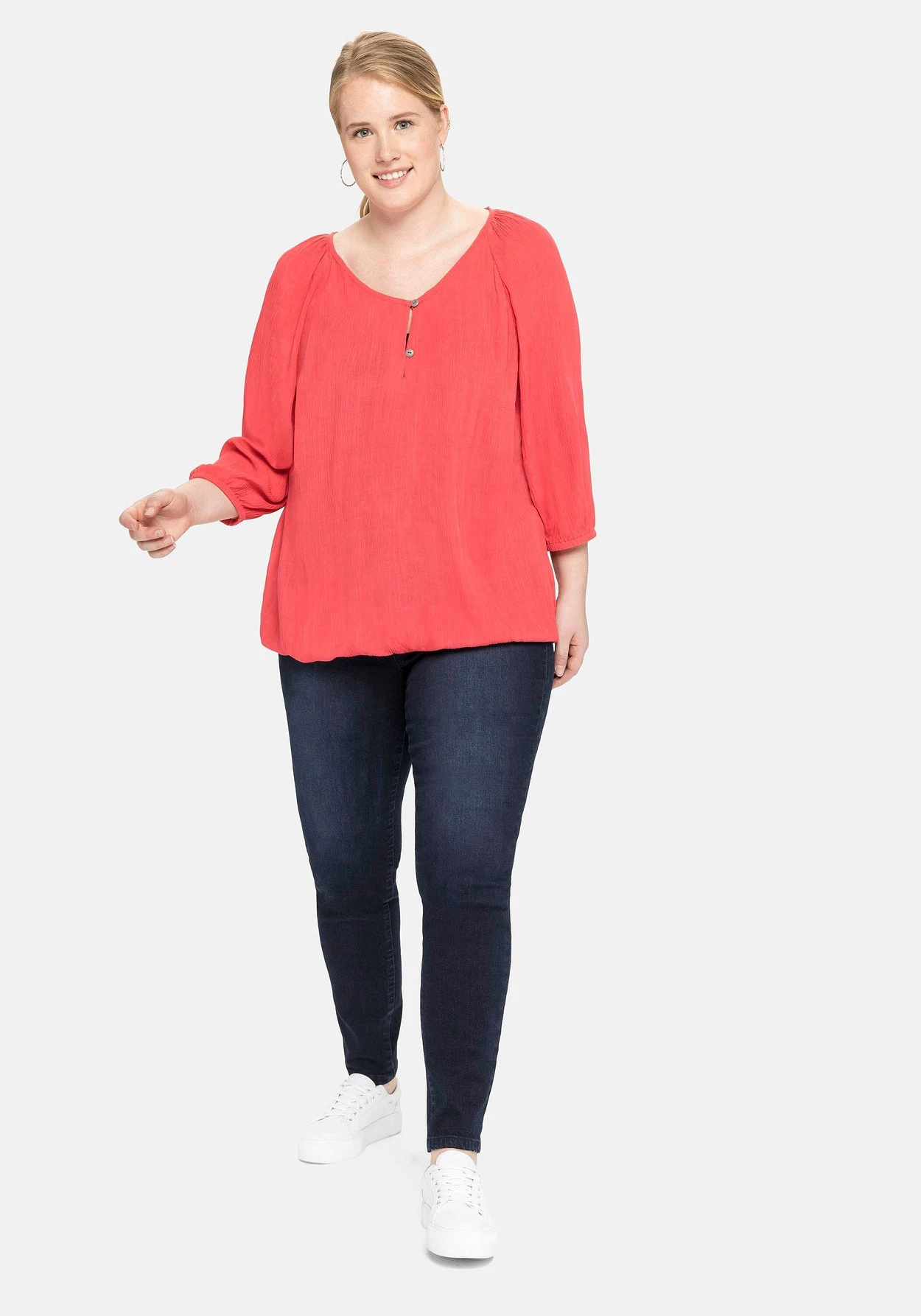 Sheego Skinny Jeans Mit Gummibund Und Push-up-Effekt 5 Sheego Skinny Jeans Mit Gummibund Und Push-up-Effekt – Bild 5