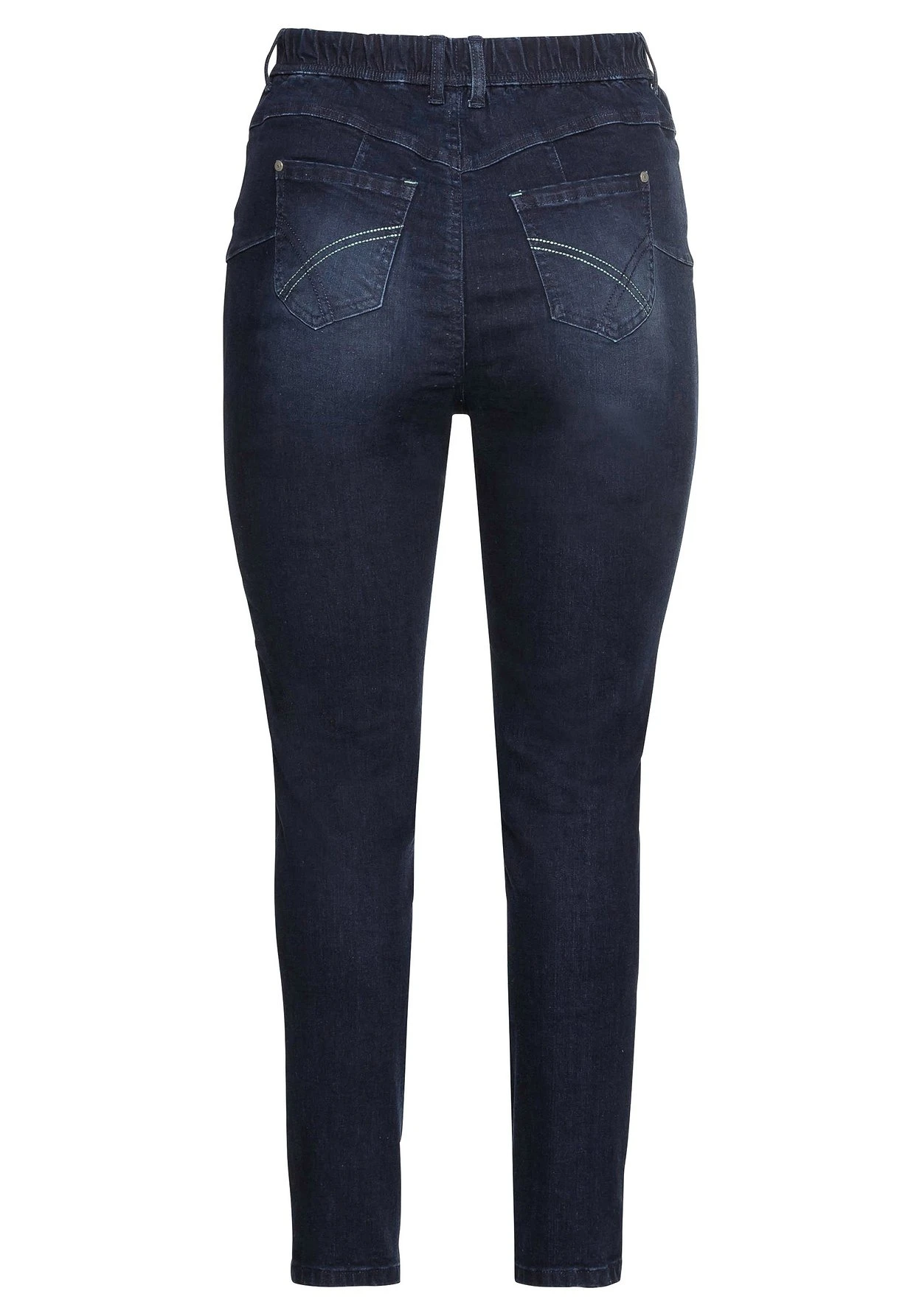 Sheego Skinny Jeans Mit Gummibund Und Push-up-Effekt 6 Sheego Skinny Jeans Mit Gummibund Und Push-up-Effekt – Bild 6