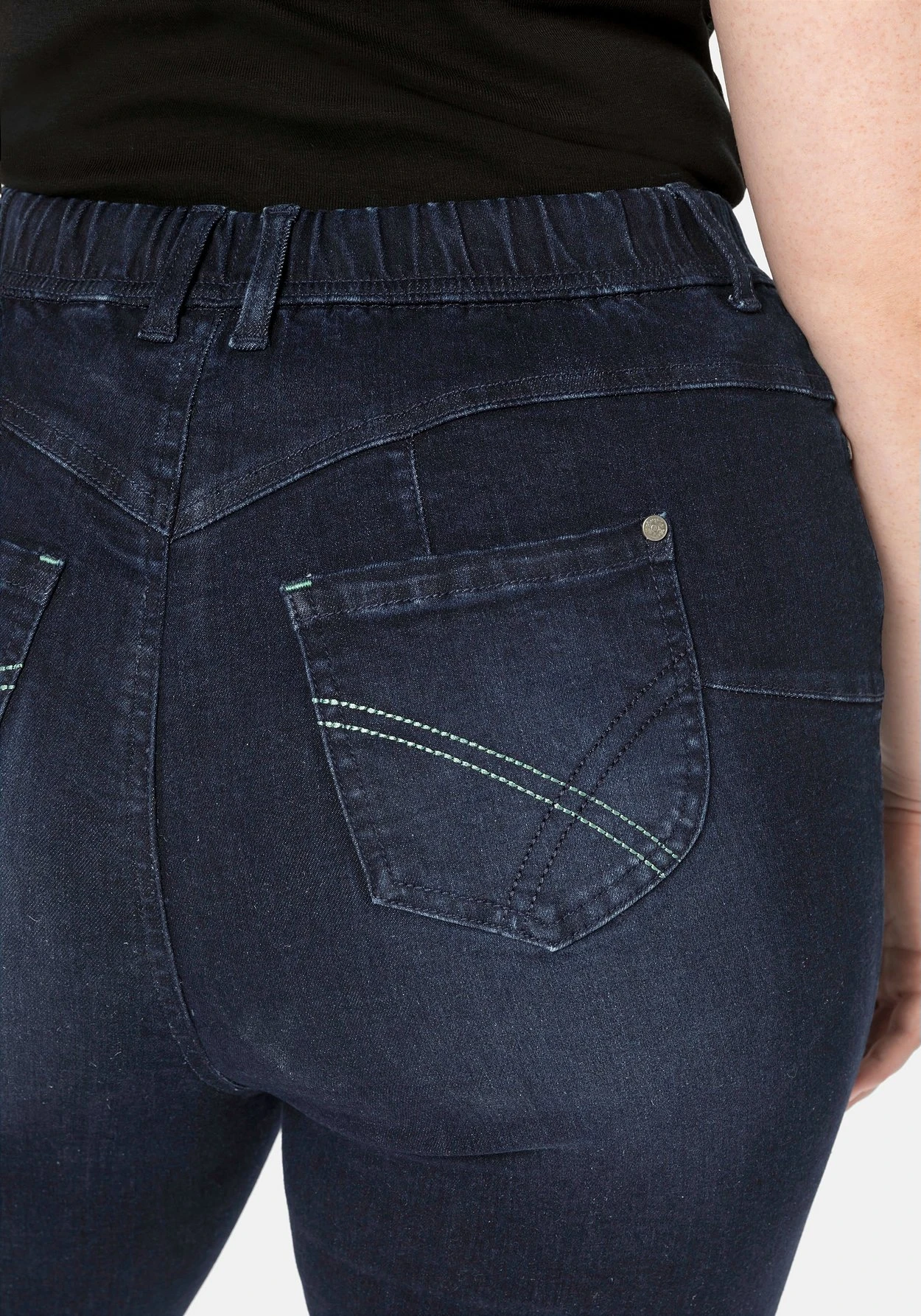 Sheego Skinny Jeans Mit Gummibund Und Push-up-Effekt 8 Sheego Skinny Jeans Mit Gummibund Und Push-up-Effekt – Bild 8