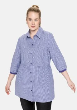 Sheego Karobluse Mit 3/4-Ärmeln, In A-Silhouette