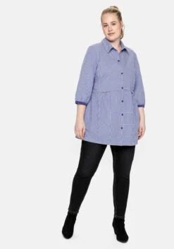 Sheego Karobluse Mit 3/4-Ärmeln, In A-Silhouette -Shego Kleidung Geschaft 14030800184 043QH 02 SH