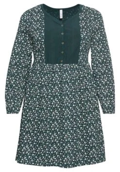 Sheego Jerseykleid Mit Bluseneinsatz Vorn, In Kniefreier Länge -Shego Kleidung Geschaft 14036701878 043MY 00 SH