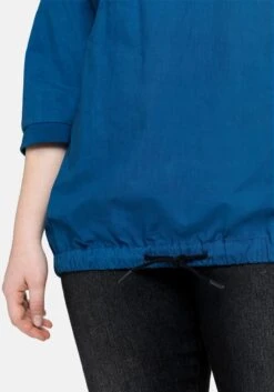 Sheego Tunika Mit 3/4-Ärmeln, Tunnelzug Am Saum -Shego Kleidung Geschaft 14049200051 043X6 02 SH