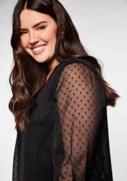 Sheego Tunika Mit Chiffon-Ärmeln Und Knoten Am V-Ausschnitt 10 Sheego Tunika Mit Chiffon-Ärmeln Und Knoten Am V-Ausschnitt -Shego Kleidung Geschaft 14069100289 044LJ 00 SH