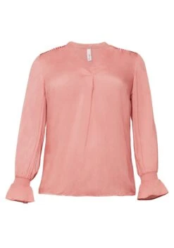 Sheego Tunika Mit Smok-Bündchen Und Ajour-Tape -Shego Kleidung Geschaft 14069300246 044NG 00 SH