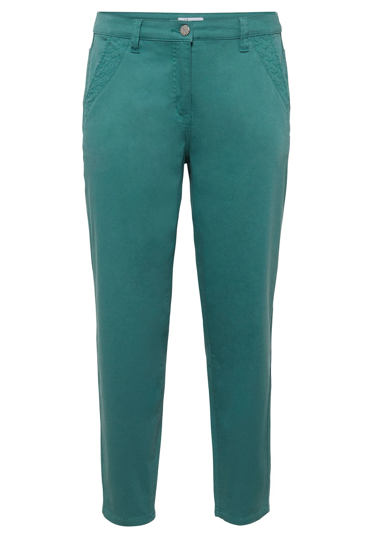 Sheego Hose Im Mom-Schnitt Mit High-Waist-Bund 4 Sheego Hose Im Mom-Schnitt Mit High-Waist-Bund – Bild 4