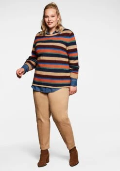 Sheego Hose OLIVIA Mit High-Waist-Bund Und Naht Vorn -Shego Kleidung Geschaft 14081801385 0451M 01 SH