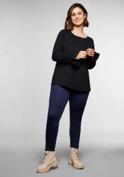 Sheego Leggings Aus Jersey, Mit Alloverdruck -Shego Kleidung Geschaft 14088202018 045SY 01 SH