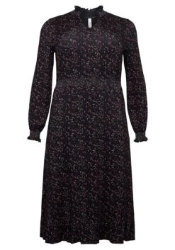 Sheego Figurbetontes Midikleid Mit Smokdetails -Shego Kleidung Geschaft 14103000377 045WS 00 SH