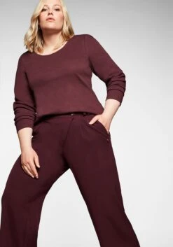 Sheego Weite Hose Mit Asymmetrischem Verschluss -Shego Kleidung Geschaft 14104200283 044YG 00 SH