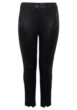 Sheego Schmale Hose Mit Glitzerdruck-Beschichtung -Shego Kleidung Geschaft 14104400289 045SF 00 SH