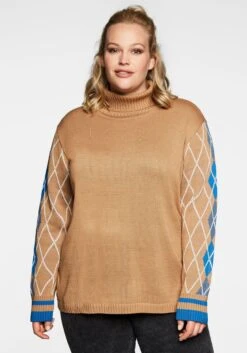 Sheego Pullover Mit Rollkragen Und Rautenmuster 11 Sheego Pullover Mit Rollkragen Und Rautenmuster -Shego Kleidung Geschaft 14105201385 0457T 02 SH