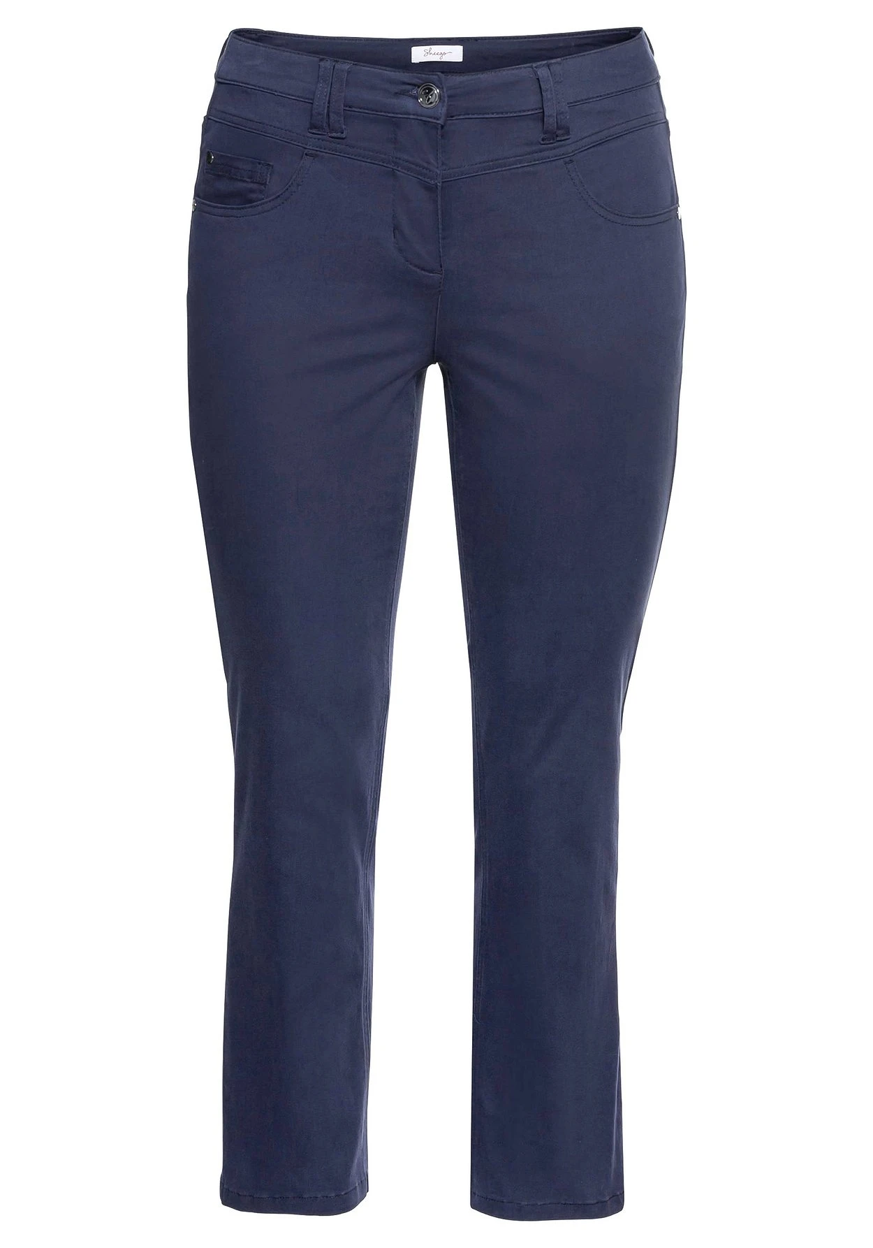 Sheego Gerade Twill-Hose In Extrakurzer Petite-Länge 4 Sheego Gerade Twill-Hose In Extrakurzer Petite-Länge – Bild 4