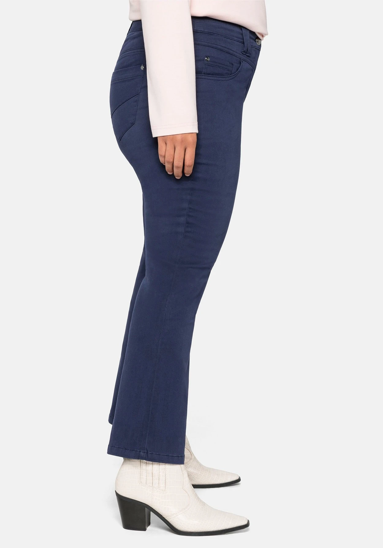 Sheego Gerade Twill-Hose In Extrakurzer Petite-Länge 2 Sheego Gerade Twill-Hose In Extrakurzer Petite-Länge – Bild 2