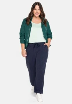 Sheego Joggpants Mit Elastischen Bündchen, TENCEL™ Lyocell -Shego Kleidung Geschaft 14195800018 049OG 02 SH