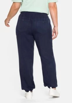 Sheego Joggpants Mit Elastischen Bündchen, TENCEL™ Lyocell -Shego Kleidung Geschaft 14195800018 049OH 02 SH