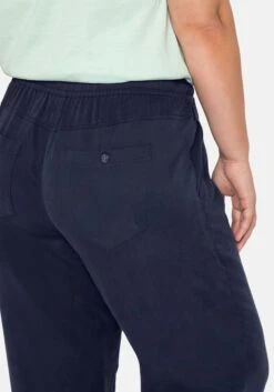 Sheego Joggpants Mit Elastischen Bündchen, TENCEL™ Lyocell -Shego Kleidung Geschaft 14195800018 049OM 02 SH