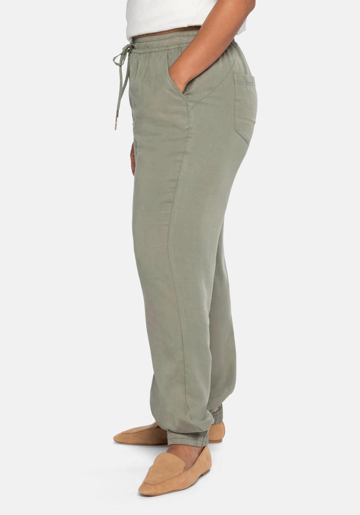 Sheego Joggpants Mit Goldfarbenen Details 2 Sheego Joggpants Mit Goldfarbenen Details – Bild 2