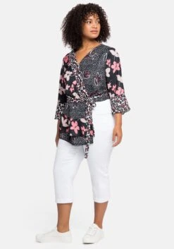 Twill-Caprihose Mit Fixiertem Umschlag Am Bein -Shego Kleidung Geschaft 14196100010 049CY 02 SH